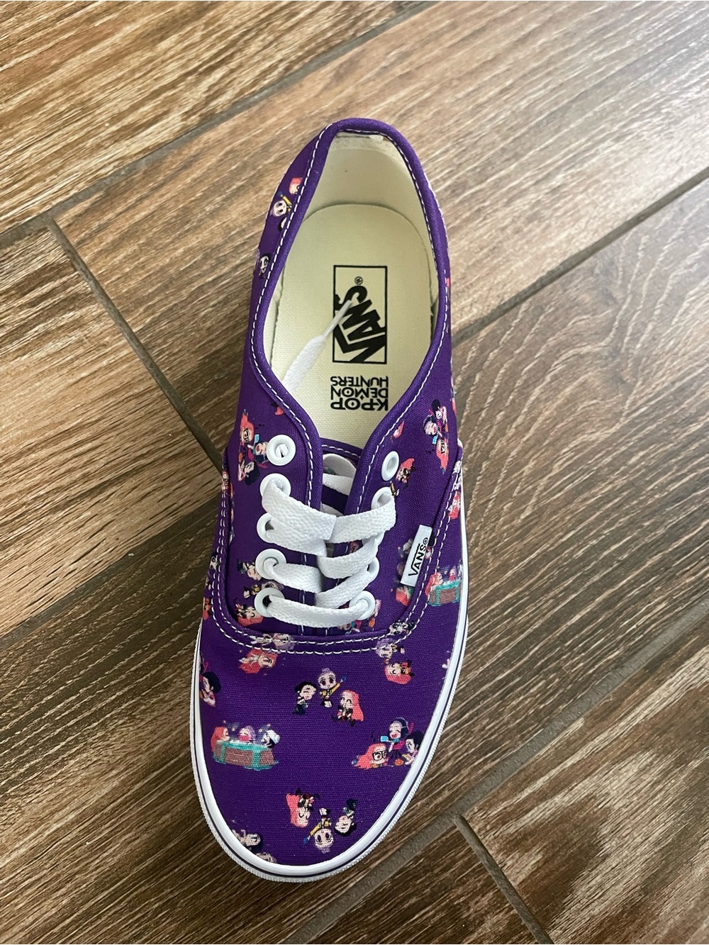 Vans K pop Demon Hunters Purple Classic Canvas Sneaker - Sz 7
